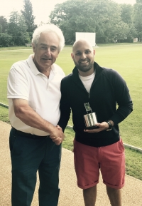 Kamal Chibber has been presented with the Mike Roger Trophy Kamal Chibber has been presented with the Mike Roger Trophy